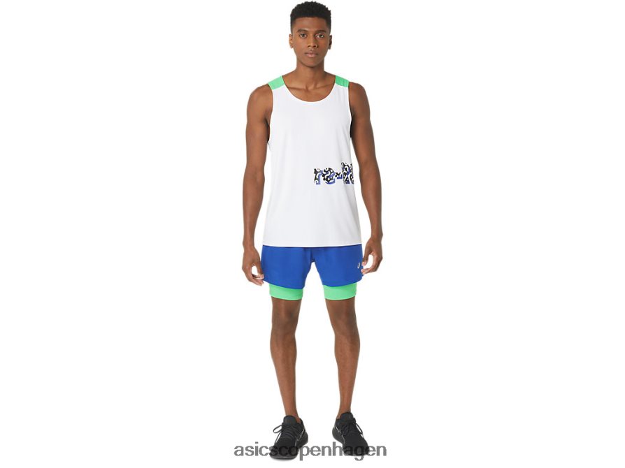 Asics ny stærk genbrug løbekort royal/bane Z206F620