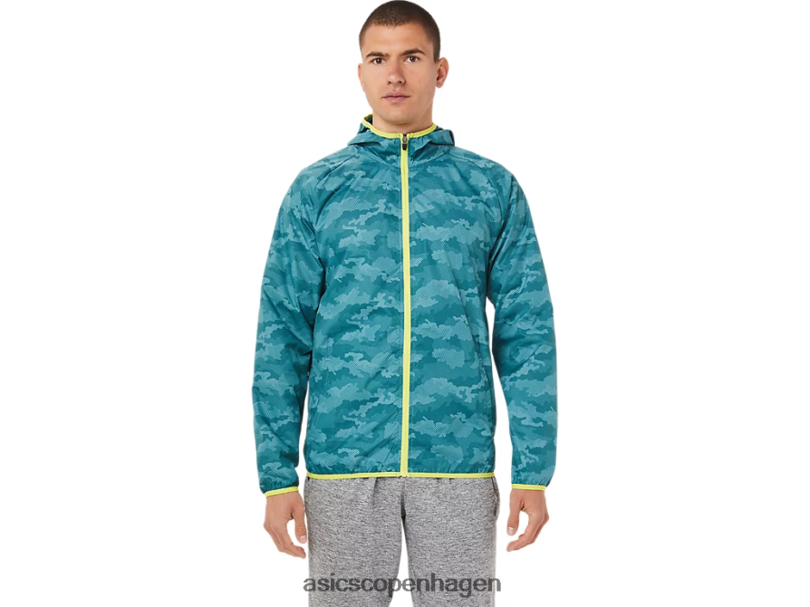 Asics pakbar jakke disty pine print/sur yuzu Z206F61893