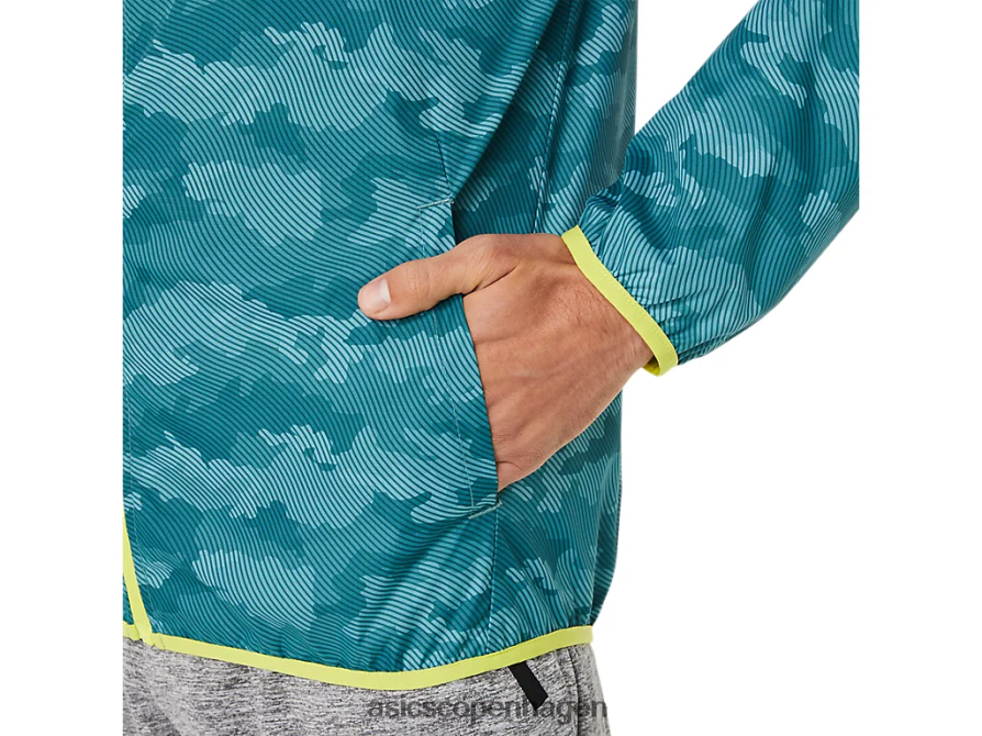 Asics pakbar jakke disty pine print/sur yuzu Z206F61893