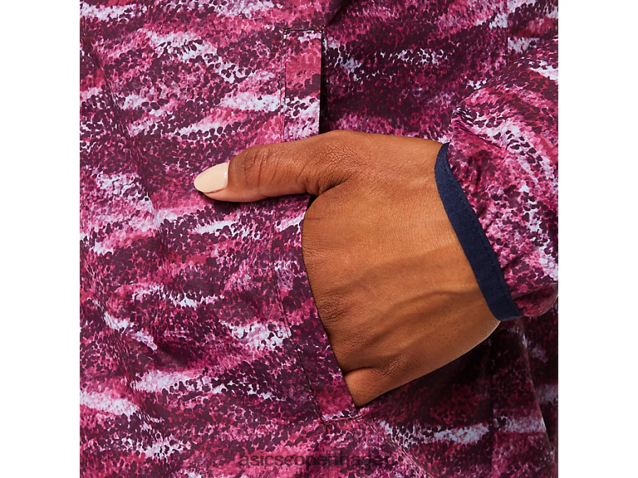 Asics pakbar jakke dyb mars print/peacoat Z206F63718