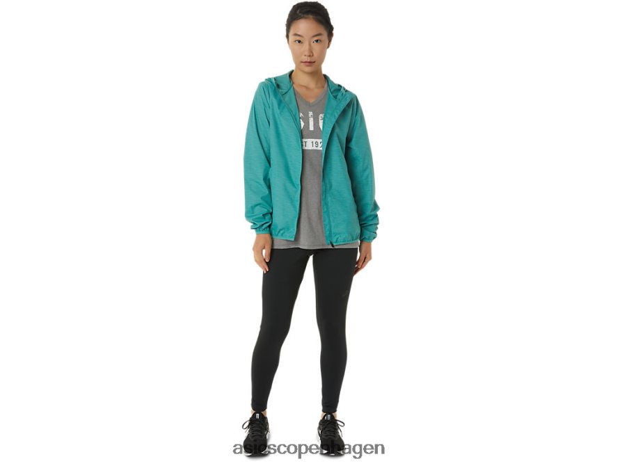 Asics pakbar jakke salvie spacedye/klar blå Z206F63385