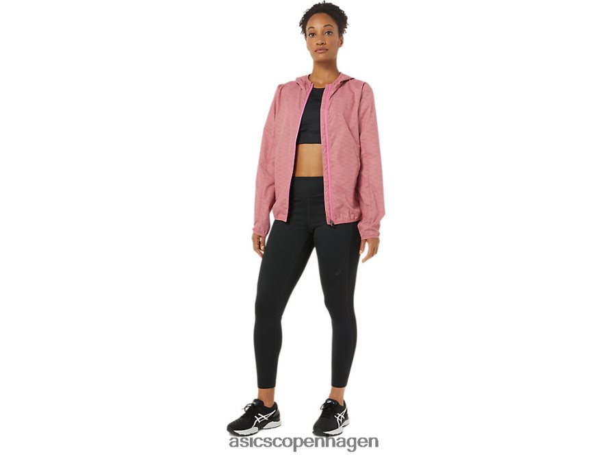 Asics pakbar jakke smokey rose spacedye/dragefrugt Z206F63858