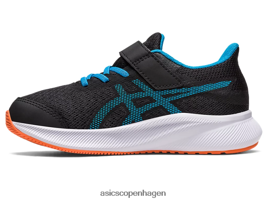 Asics patriot 13 førskole sort/øblå Z206F64308