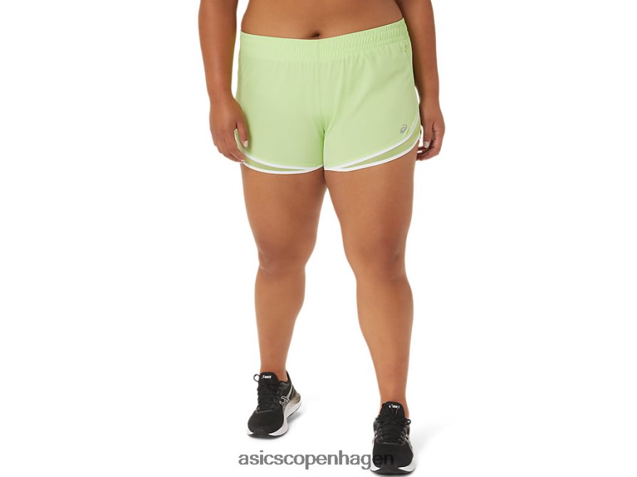 Asics pr lyte 25in løbe kort limegrøn/strålende hvid Z206F63294
