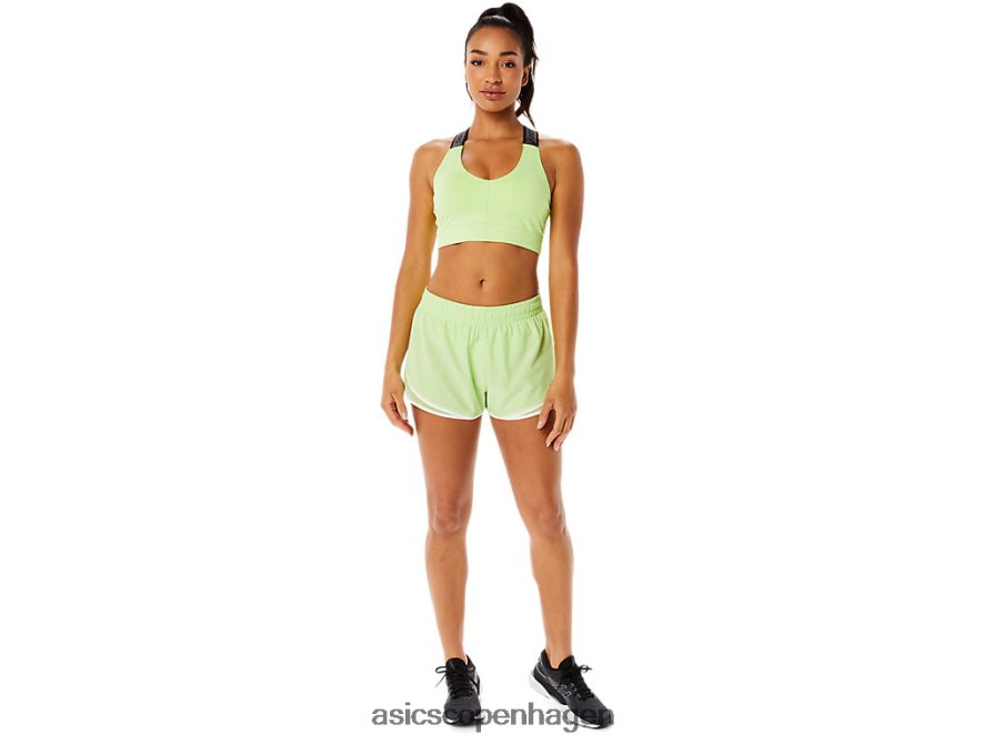 Asics pr lyte 25in løbe kort limegrøn/strålende hvid Z206F63294