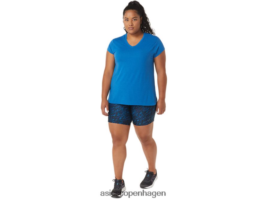 Asics pr lyte 5in run short med lommer natskygge/lake drive print Z206F63299