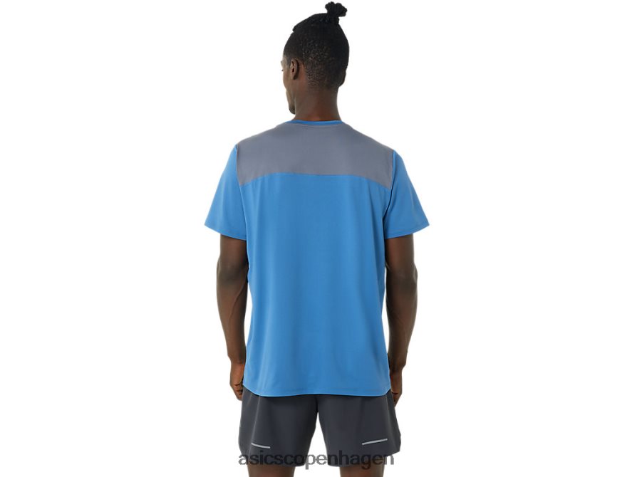 Asics pr lyte kortærmet azurblå/metropol Z206F61032