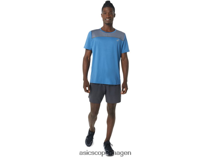 Asics pr lyte kortærmet azurblå/metropol Z206F61032