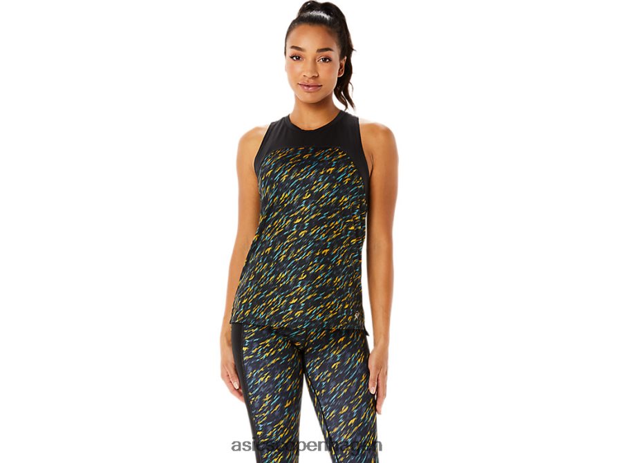 Asics pr lyte run tank natskygge/salvie print Z206F63386