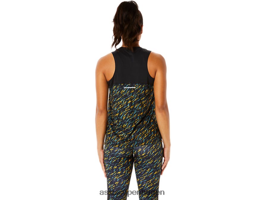 Asics pr lyte run tank natskygge/salvie print Z206F63386