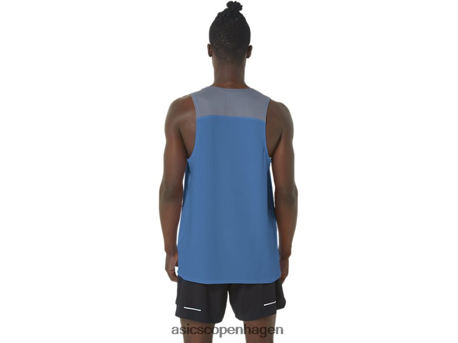 Asics pr lyte singlet azurblå/metropol Z206F61120