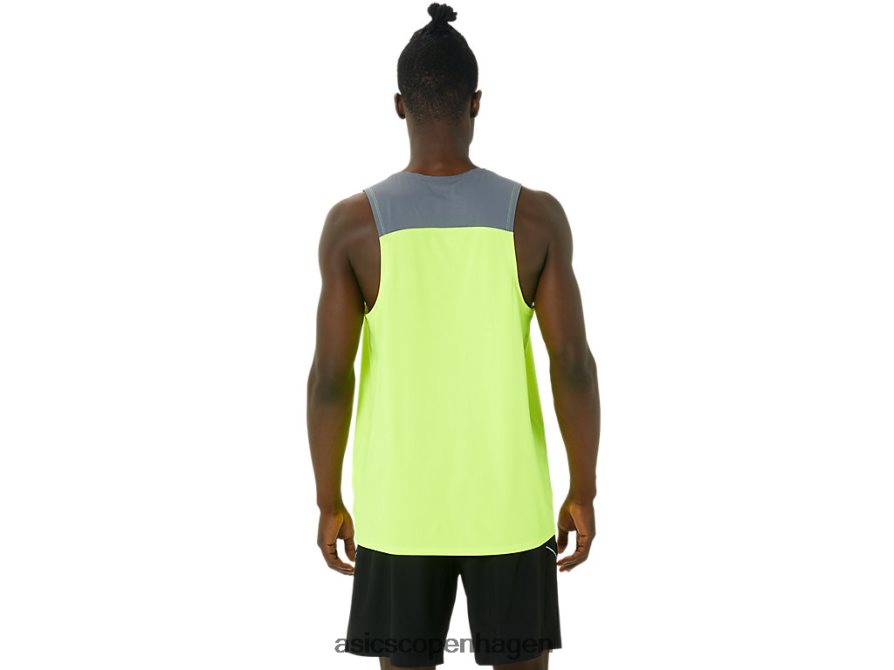 Asics pr lyte singlet sikkerhedsgul/metropol Z206F61021