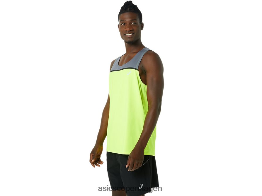 Asics pr lyte singlet sikkerhedsgul/metropol Z206F61021