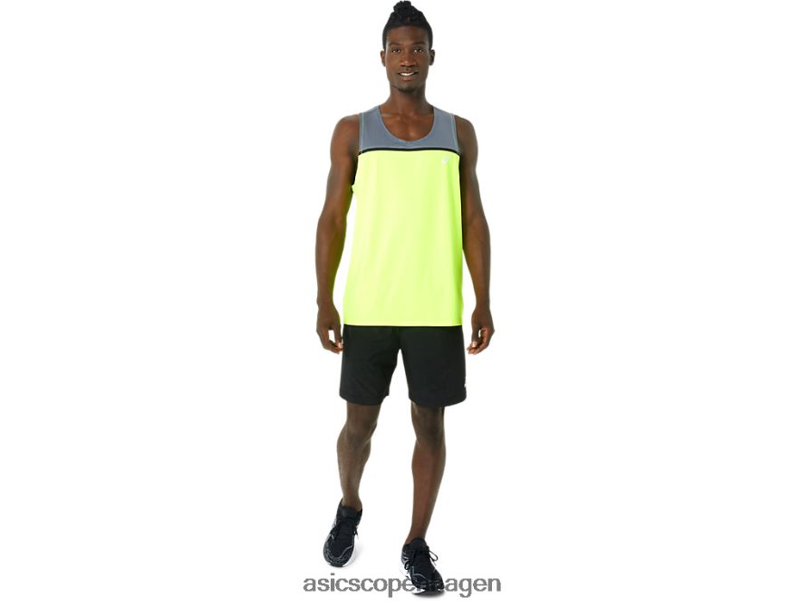Asics pr lyte singlet sikkerhedsgul/metropol Z206F61021
