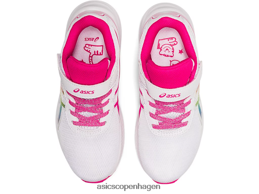 Asics pre excite 9 førskole hvid/pink glo Z206F64465