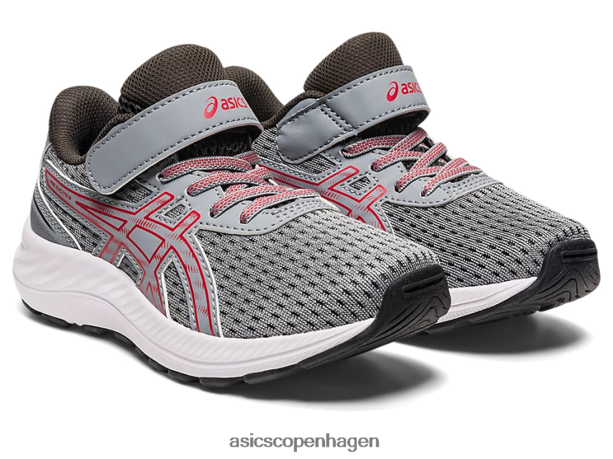 Asics pre excite 9 førskole pladesten/elektrisk rød Z206F64298