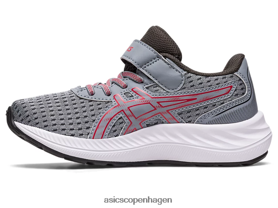 Asics pre excite 9 førskole pladesten/elektrisk rød Z206F64298