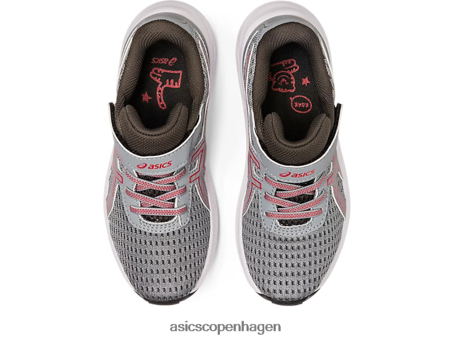 Asics pre excite 9 førskole pladesten/elektrisk rød Z206F64298