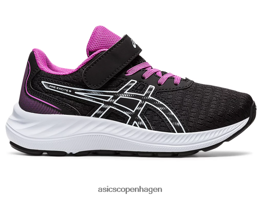Asics pre excite 9 førskole sort/blød himmel Z206F64361
