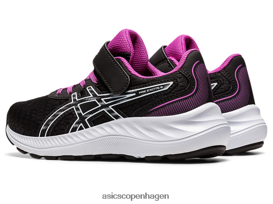 Asics pre excite 9 førskole sort/blød himmel Z206F64361