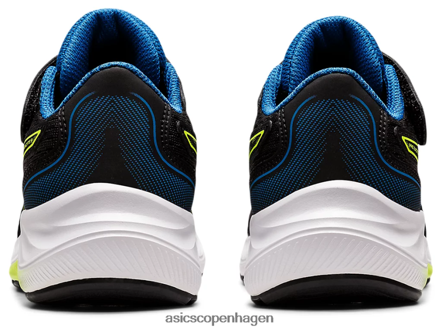 Asics pre excite 9 førskole sort/farlig grøn Z206F64460