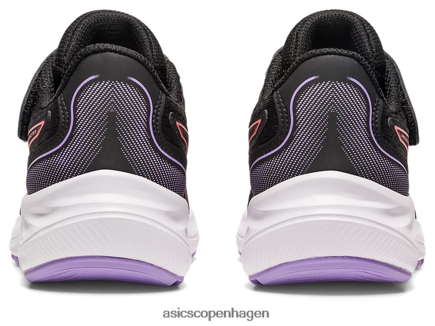 Asics pre excite 9 førskole sort/papaya Z206F64289