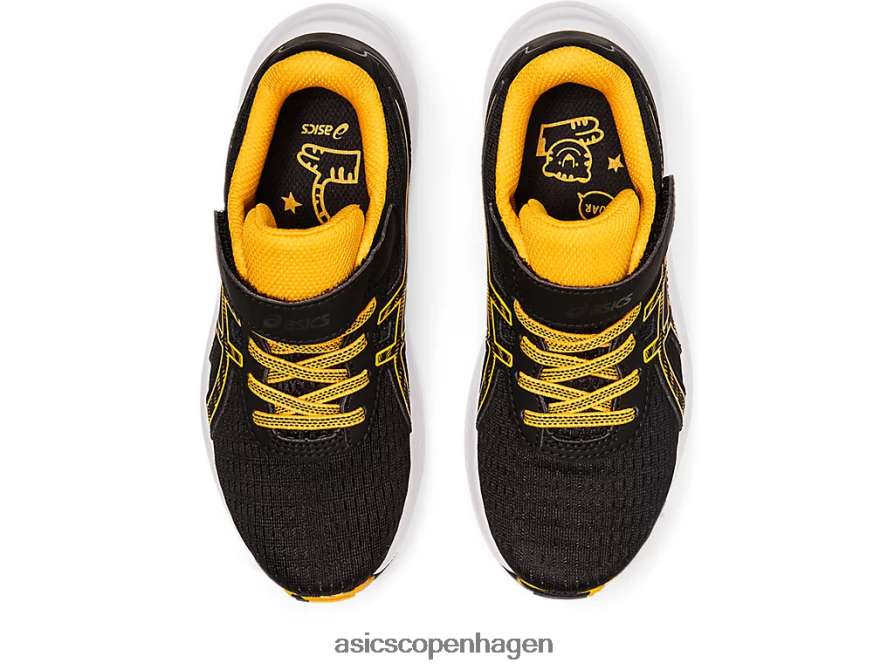 Asics pre excite 9 førskole sort/rav Z206F64344