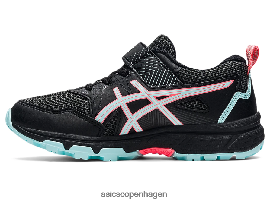 Asics pre venture 8 førskole sort/klar blå Z206F64501