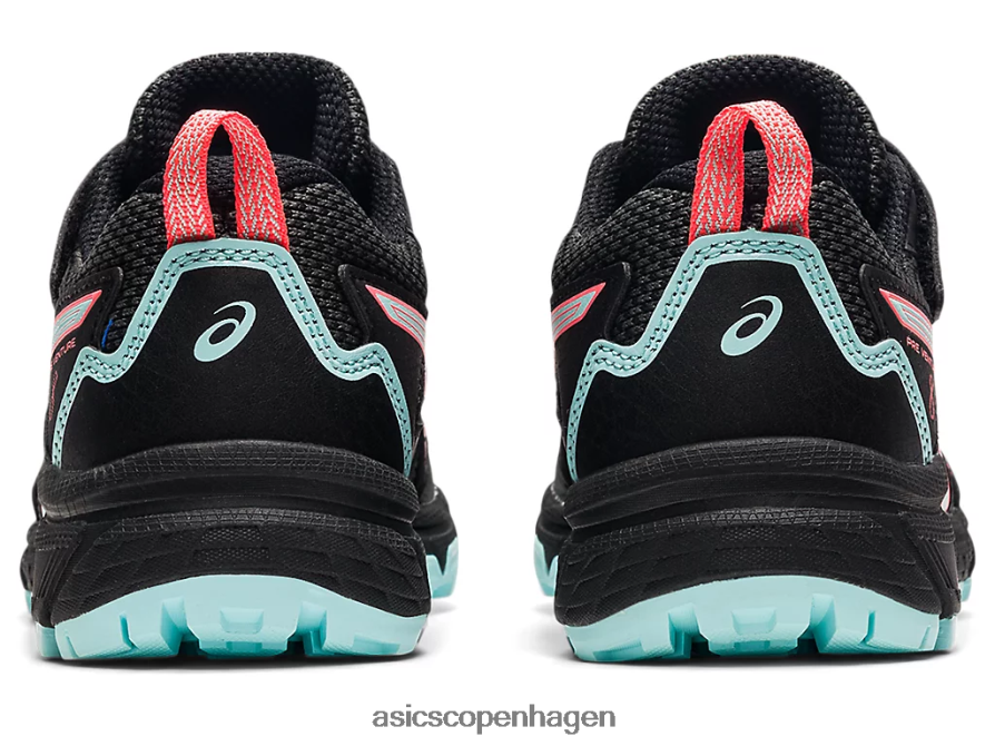 Asics pre venture 8 førskole sort/klar blå Z206F64501