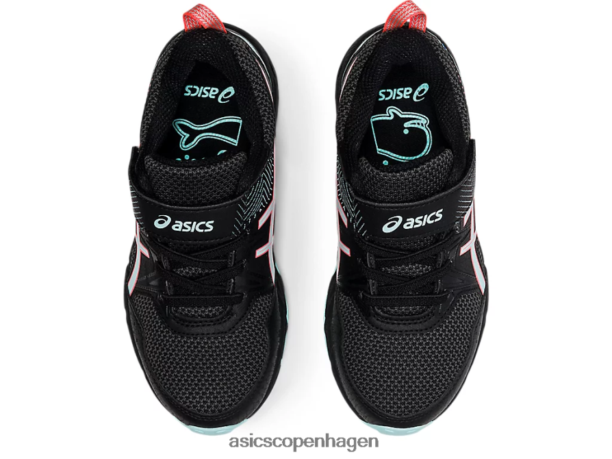 Asics pre venture 8 førskole sort/klar blå Z206F64501