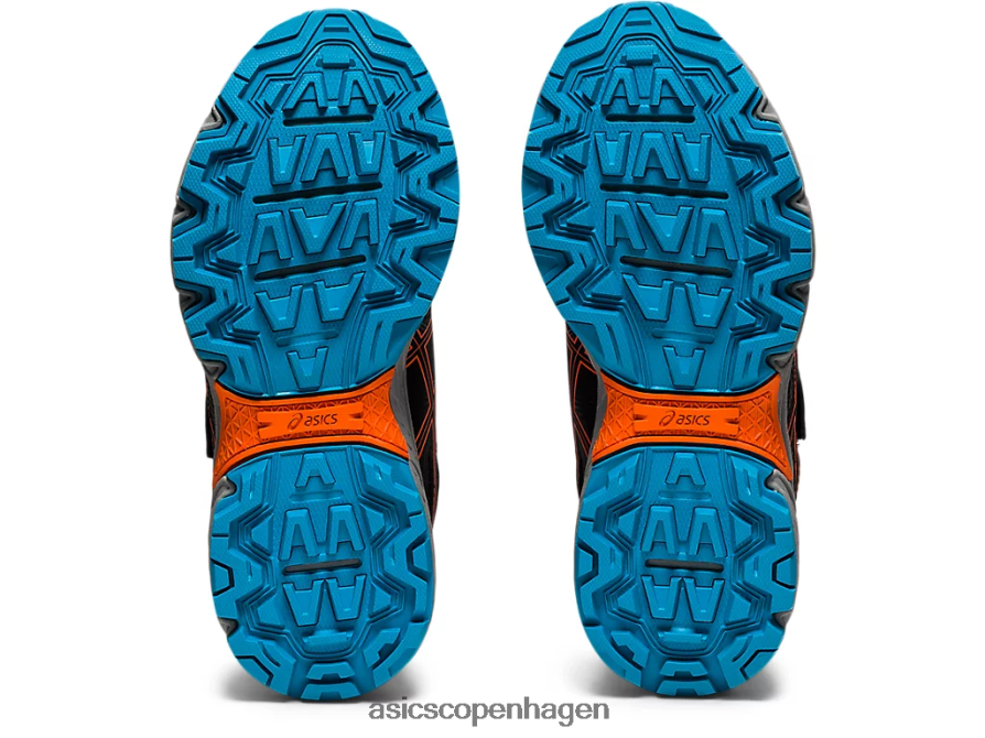 Asics pre venture 8 førskole sort/morgenfrue orange Z206F64502