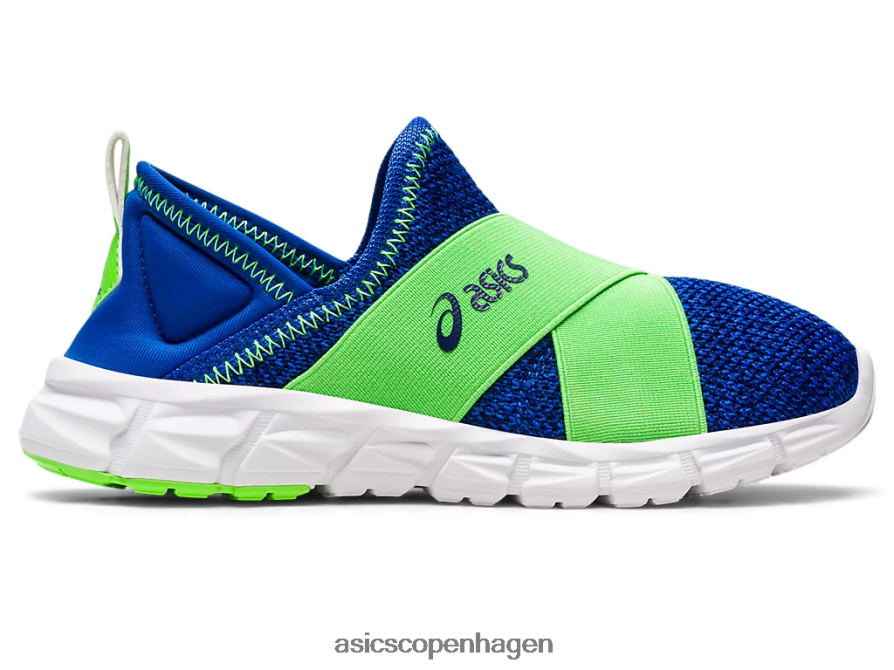 Asics quantum lyte slip-on førskole illusion blå/grøn gekko Z206F64437