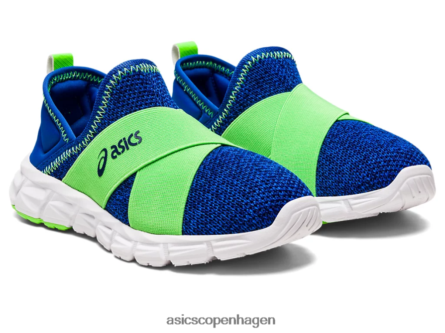Asics quantum lyte slip-on førskole illusion blå/grøn gekko Z206F64437