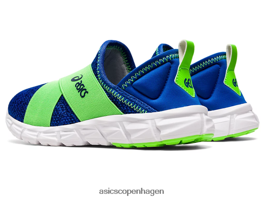 Asics quantum lyte slip-on førskole illusion blå/grøn gekko Z206F64437