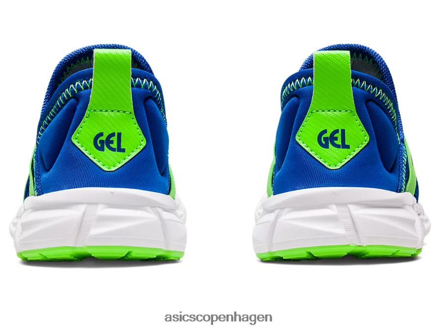 Asics quantum lyte slip-on førskole illusion blå/grøn gekko Z206F64437