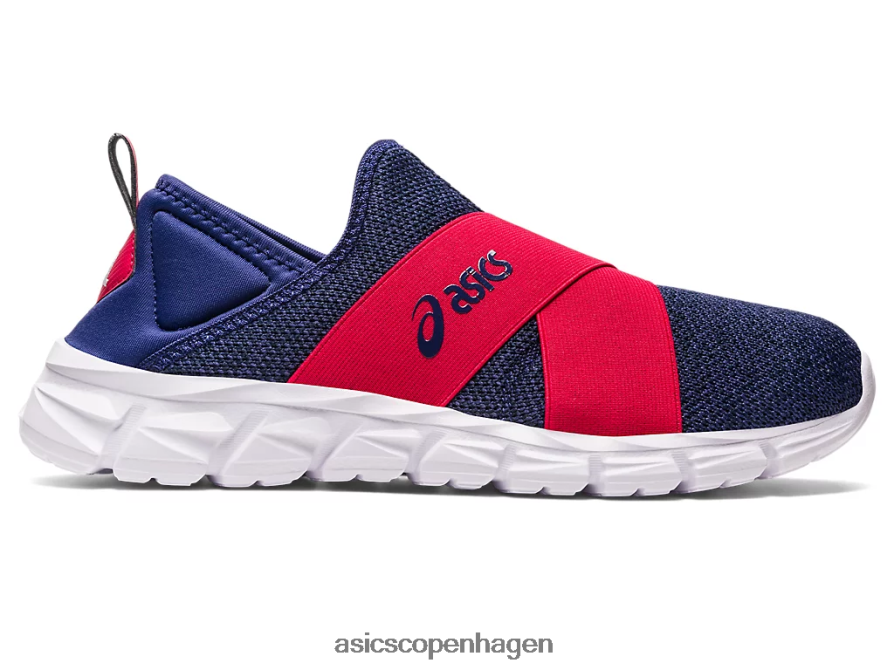 Asics quantum lyte slip-on indigo blå/speed rød Z206F61237
