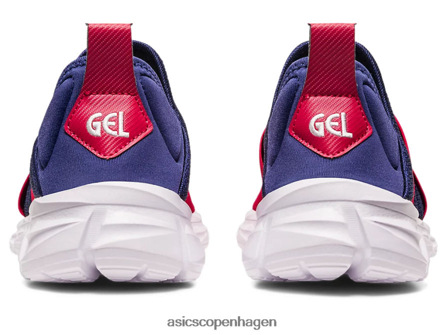 Asics quantum lyte slip-on indigo blå/speed rød Z206F61237