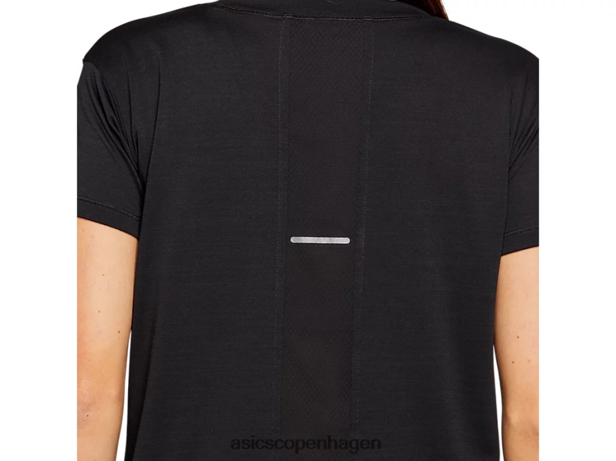 Asics race crop kortærmet top ydeevne sort Z206F64142