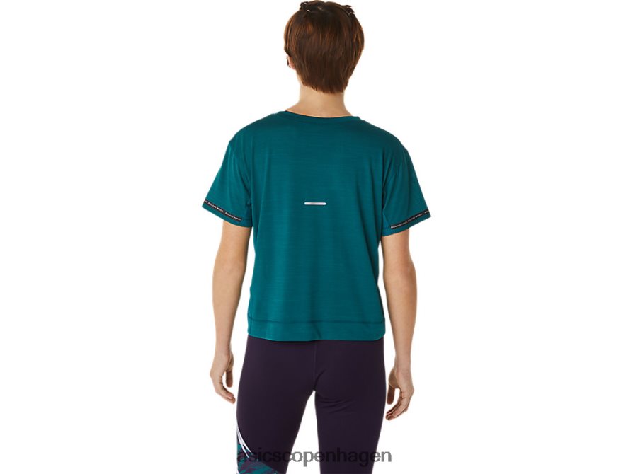 Asics race crop top fløjlsfyr Z206F63091