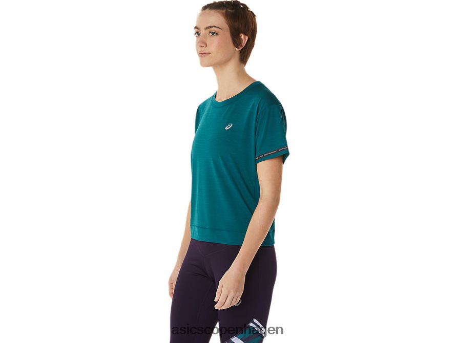 Asics race crop top fløjlsfyr Z206F63091