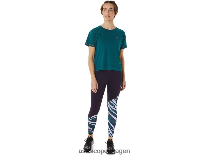 Asics race crop top fløjlsfyr Z206F63091