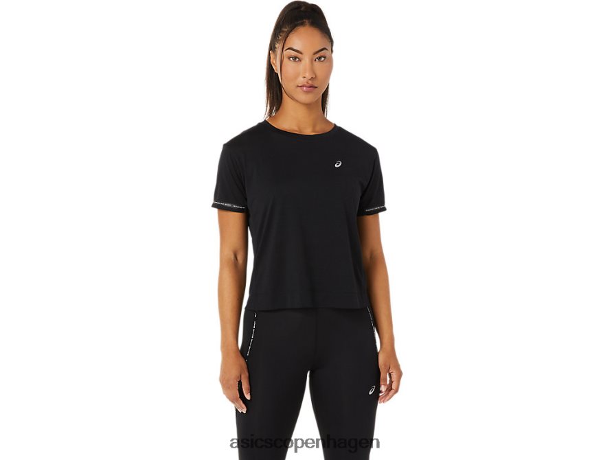 Asics race crop top ydeevne sort Z206F63330