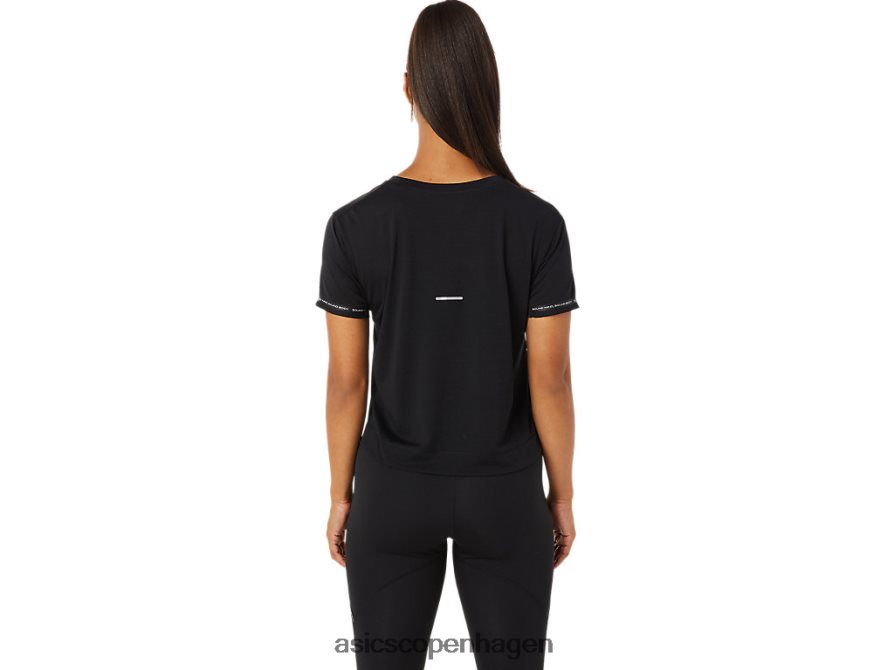 Asics race crop top ydeevne sort Z206F63330