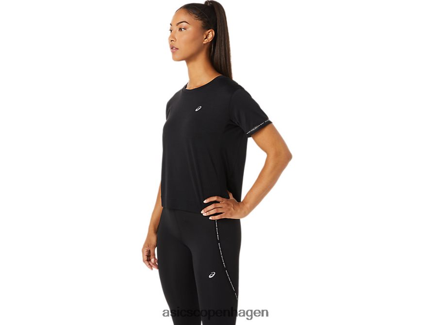 Asics race crop top ydeevne sort Z206F63330