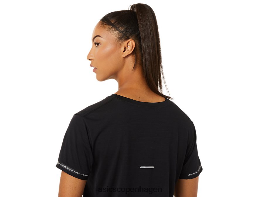 Asics race crop top ydeevne sort Z206F63330