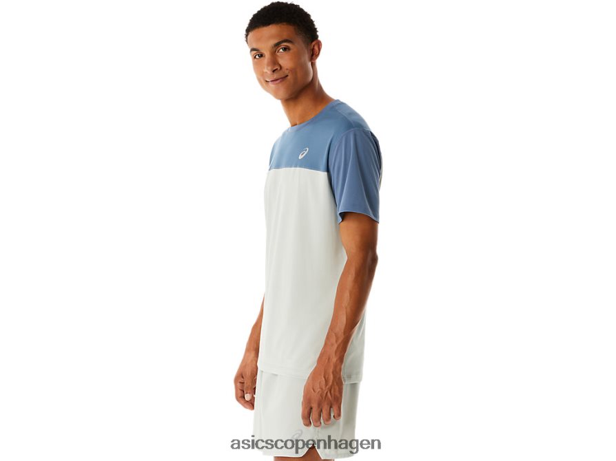 Asics race kortærmet top stål blå/lys salvie Z206F622
