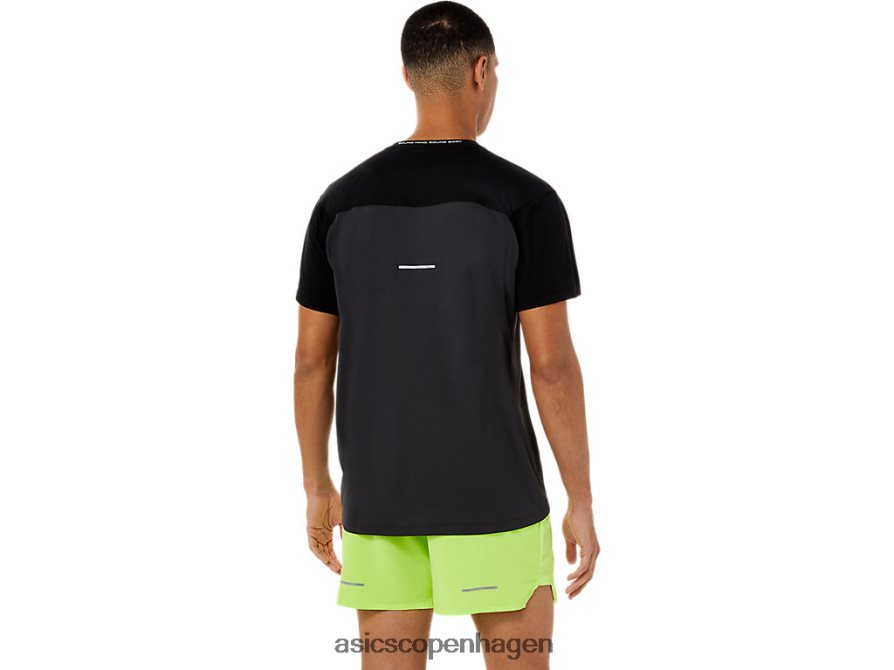 Asics race kortærmet top ydeevne sort/grafitgrå Z206F61396