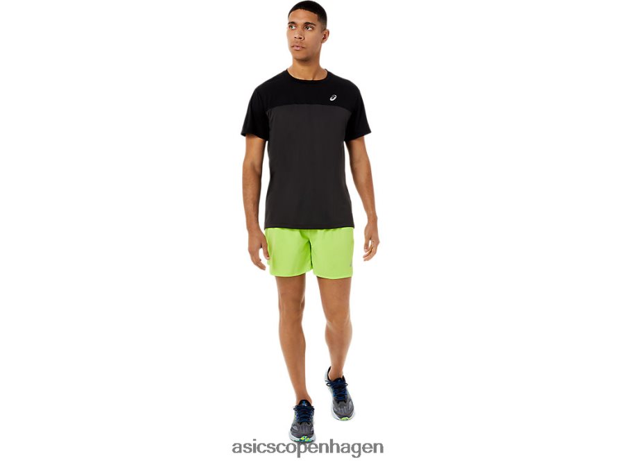 Asics race kortærmet top ydeevne sort/grafitgrå Z206F61396