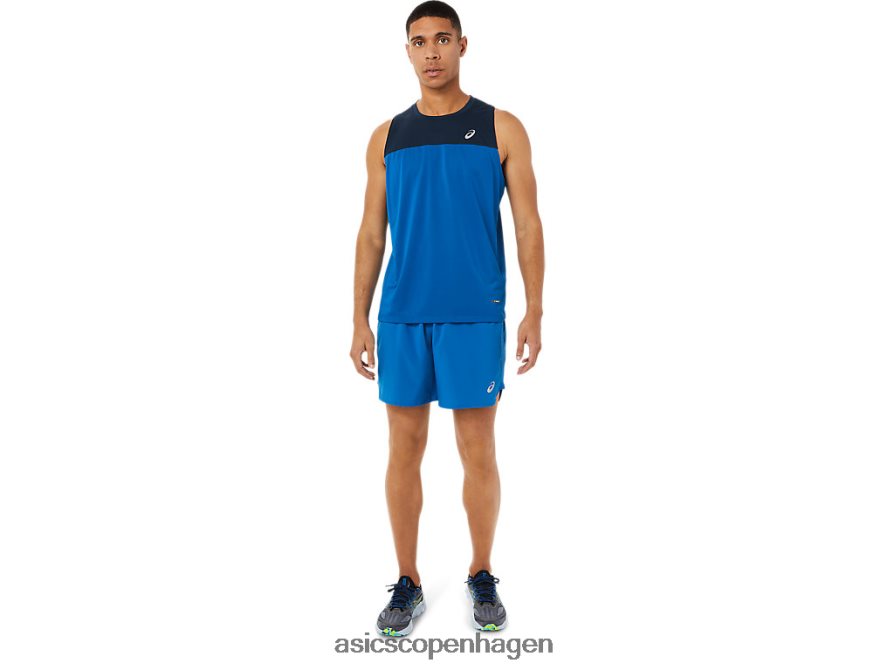 Asics race singlet fransk blå/sø kørsel Z206F61404