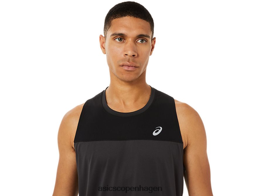 Asics race singlet ydeevne sort/grafitgrå Z206F61393